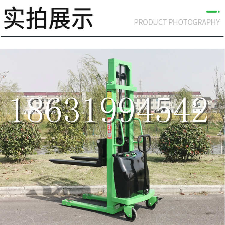 嘉陵区电动叉车堆高车液压铲车电瓶1吨2吨站驾步行式小型全自动叉车